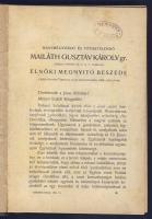 1909. Vallási témájú könyv Gr. Mailáth Gusztáv Károly elnöki megnyitó beszédével a Szent-István-Társulat nagygyűlésén és más témákkal és irományokkal