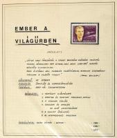 Űrkutatás a 80-as években összeállított terjedelmes és tartalmas kiállítási gyűjtemény kb 250 kiállítási lapon, kevés hiánnyal (betapadások). Érdemes megnézni!!