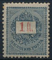 1889 1Ft "E"eredeti gumival, falcos (55.000)