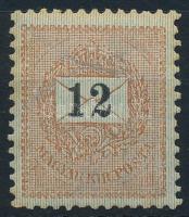 1898 12kr "E"eredeti gumival, falcos (30.000)