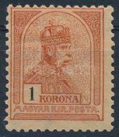 1900 Turul 1K első falccal, 1. vagy 2. vízjelállás (10.500)