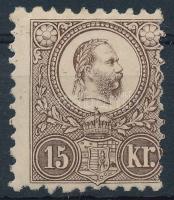 1871 Réznyomat 10kr elfogazott szép első falcos bélyeg (120.000)