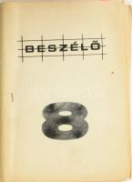 1983 Beszélő 8. száma, 1983. október. Benne Petri György Nagy Imréről írt versével.