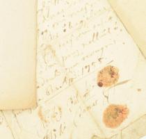 ca 1720 A Fejér nemes családdal kapcsolatos iratok, Ugocsa, Tiszaujlak vonatkozásában 5 db oklevél