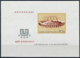 1965 Universiade vágott blokk (4.000)