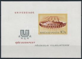 1965 Universiade vágott blokk (4.000)