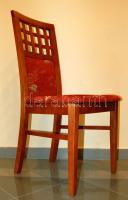 Étkező asztalhoz gyártott modern szék fából, teljesen új állapotban