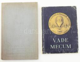 Vade mecum. XXXIV. Congressus Eucharisticus Internationalis MCMXXXVIII. Az Eucharisztikus Kongresszus francia nyelvű kísérőfüzete számos érdekességgel, térképmelléklet hiányzik, kopottas állapotban + Keresztyén hittan és erkölcstan. Bp., 1911, Kókai Lajos. Kiadói egészvászon kötés, kissé kopottas állapotban.