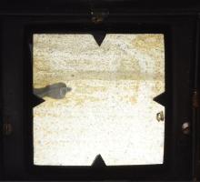 cca 1932 Voigtländer Brillant 6x6-os TLR fényképezőgép f: 4,5, f: 7,5 objektívvel, sérült, bőr tokjá...