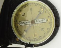 MOM 39/49M katonai tájoló, iránytű, bőr tokkal