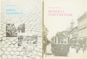 Benedek Miklós 2 műve:   Miskolci macskakövek. Cikk-gyűjtemény. Megjelent az Észak-Magyarországban. Miskolc, [1988], Miskolci Megyei Város Tanácsa V.B. Fekete-fehér fotókkal illusztrált. Kiadói papírkötés.;   Miskolci történetkék. Cikkgyűjtemény. Megjelent a Déli hírlapban. Miskolc, (1976.), Művészeti és Propaganda Iroda. Első kiadás. Fekete-fehér fotókkal illusztrált. Kiadói papírkötés.