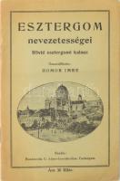 Homor Imre: Esztergom nevezetességei. Rövid esztergomi kalauz. Esztergom, Buzárovits G. könyvkereskedése. Kiadói papírkötés, jó állapotban.