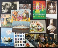 ~600 db modern vegyes motívum, üdvözlő, reklám képeslap, érdekes vegyes anyag