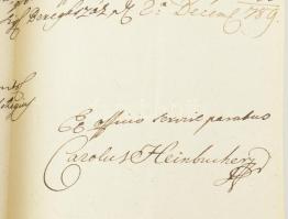 ca 1720 A Keczer nemes családdal kapcsolatos 3 db hivatalos levél, nagyszőllősi, péterfalvai birtok ...