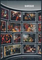 Baroque art mini sheet, Barokk művészet kisív