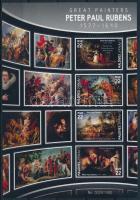 Rubens paintings mini sheet, Rubens festmények kisív