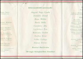 1948 Országos Kossuth Szövetség díszelőadás meghívó és tiszteletjegy