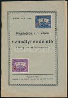 1924 Nagykőrös r.t. város szabályrendelete a húsvágásról és husvizsgálatról 12 p.