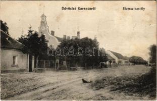 1918 Karancs, Karanac; Elversz Nándor kastélya / castle (EK)