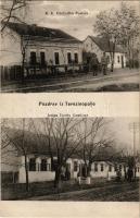 1917 Trézenföld, Terezino Polje; K. U. Oruznicka Postaja, Josipa Hocha Gostiona / katonai állomás, rendőrség, fogadó / police station, inn