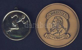 Kína 1996. "Kínai parti maraton " bicolor fém T:P f +  1995."Bélyeg világkiállítás&qu...