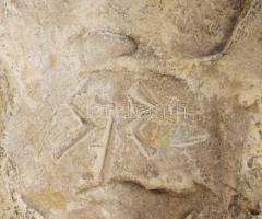 Szervátiusz Jenő (1903-1984): Fiú arc. Engóbozott gipsz, jelzett a hátoldalon, kopással, 19x14 cm