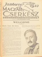 1933 A Magyar Cserkész c. cserkész újság Gödöllői Jamboree-ra kiadott különszámai egybe kötve. Szép állapotban