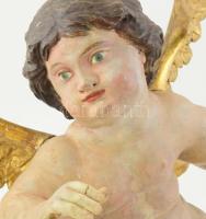 Puttó. cca XIX. sz., feltételezhetően magyar szobrász, faragott fa, korának megfelelő kis sérülésekk...