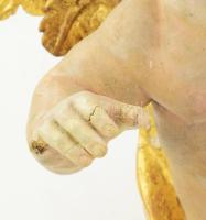 Puttó. cca XIX. sz., feltételezhetően magyar szobrász, faragott fa, korának megfelelő kis sérülésekk...