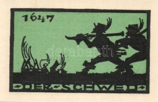 Német Birodalom / Weimari Köztársaság / Ansbach 1921. 25Pf (7x) + 75Pf (7x) 14 klf db, teljes sor T:...