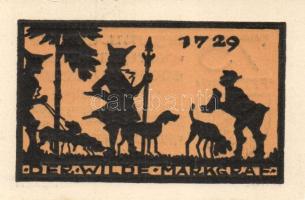 Német Birodalom / Weimari Köztársaság / Ansbach 1921. 25Pf (7x) + 75Pf (7x) 14 klf db, teljes sor T:...