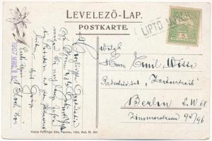 Liptóújvár, Liptovsky Hrádok; Tátra, Magyar királyi erdőőri szakiskola. Feitzinger Ede 1905. Aut. N....