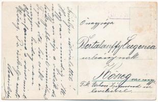 Liptószentmiklós, Liptovsky Mikulás; Fő tér, templom, Stark, Belnay J., Pewny Florian üzlete, borbél...