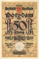 Német Birodalom / Weimari Köztársaság / Potsdam 1921. 50Pf (6x) 6 klf db, teljes sor T:I