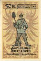 Német Birodalom / Weimari Köztársaság / Potsdam 1921. 50Pf (6x) 6 klf db, teljes sor T:I