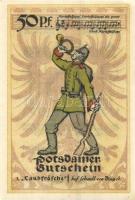 Német Birodalom / Weimari Köztársaság / Potsdam 1921. 50Pf (6x) 6 klf db, teljes sor T:I