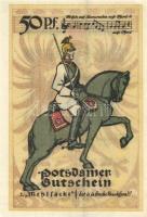 Német Birodalom / Weimari Köztársaság / Potsdam 1921. 50Pf (6x) 6 klf db, teljes sor T:I