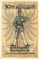 Német Birodalom / Weimari Köztársaság / Potsdam 1921. 50Pf (6x) 6 klf db, teljes sor T:I