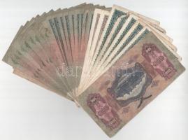 30db-os vegyes pengő bankjegy tétel T:F,VG