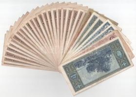 30db-os vegyes pengő bankjegy tétel T:F,VG