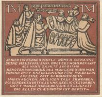 Német Birodalom / Weimari Köztársaság / Mameln 1921. 25Pf + 50Pf + 75Pf + 1M 4 klf db, teljes sor T:...