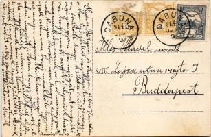 1914 Cabuna (Szentendre, Terezovac, Suhopolje); Jankovich kastély, templom, utca, iskola / castle, c...