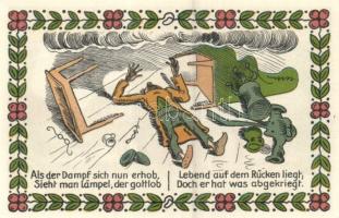 Német Birodalom / Weimari Köztársaság / Wiedenshal !N 50Pf (8x) 8 klf db, teljes sor T:I