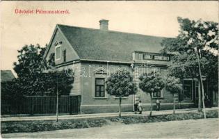 1924 Pélmonostor, Baranyamonostor, Beli Manastir; Adolf Schneider üzlete és saját kiadása / shop (Rb)