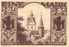 Német Birodalom / Weimari Köztársaság / Padeborn 1921. 25Pf + 50Pf + 75Pf + 1M + 2M 5 klf db, teljes...