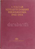 A Magyar néprajztudomány bibliográfiája 1955-1954 Szerk.: Sándor István. Bp., 1965 Akadémiai. 163p. Kiadói egészvászon-kötés, szép állapotban.