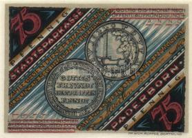 Német Birodalom / Weimari Köztársaság / Padeborn 1921. 25Pf + 50Pf + 75Pf + 1M + 2M 5 klf db, teljes...