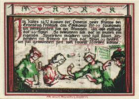 Német Birodalom / Weimari Köztársaság / Padeborn 1921. 50Pf + 75Pf + 1M + 2M 4 klf db, teljes sor T:...