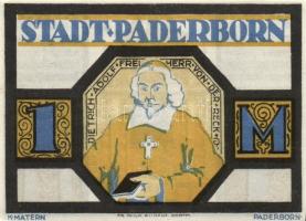 Német Birodalom / Weimari Köztársaság / Padeborn 1921. 50Pf + 75Pf + 1M + 2M 4 klf db, teljes sor T:...