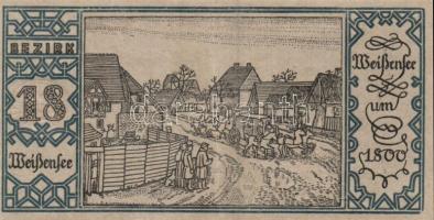 Német Birodalom / Weimari Köztársaság / Berlin 1921. 50Pf (20x) 20 klf db, teljes sor T:I,I-